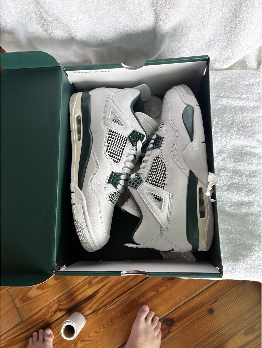 Size 11 - Air Jordan 4 Retro Oxidized Green